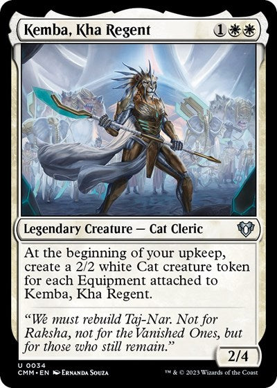 Kemba, Kha Regent (Commander Masters) Near Mint Foil
