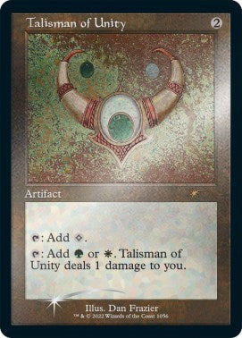 Talisman of Unity (Retro Frame) (Foil Etched) (Secret Lair) Near Mint Foil