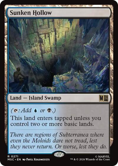 Sunken Hollow (Commander: Marvel Super Heroes) Near Mint