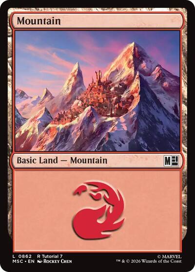 Mountain (0862) (Commander: Marvel Super Heroes) Near Mint
