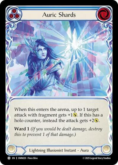 Auric Shards (Blue) (Omens of the Third Age) Near Mint Foil