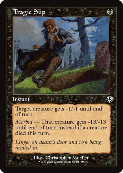 Tragic Slip (Retro Frame) (Innistrad Remastered) Near Mint Foil