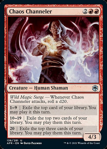 Chaos Channeler (Adventures in the Forgotten Realms) Light Play Foil