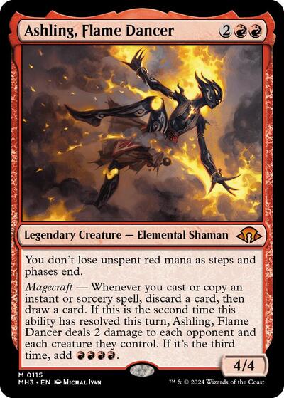 Ashling, Flame Dancer (Modern Horizons 3) Near Mint Foil