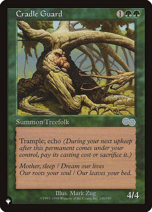 Cradle Guard (The List) Near Mint