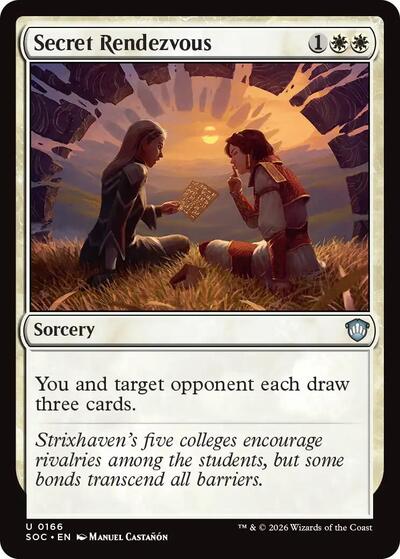 Secret Rendezvous (Commander: Secrets of Strixhaven) Near Mint
