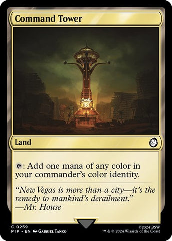 Command Tower (Universes Beyond: Fallout) Near Mint