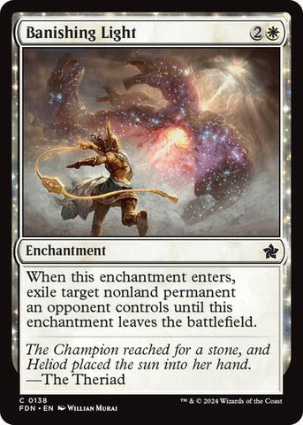 Banishing Light (Foundations) Near Mint Foil