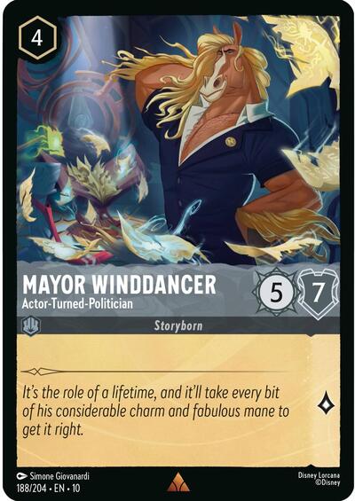 Mayor Winddancer - Actor-Turned-Politician (Whispers in the Well) Near Mint