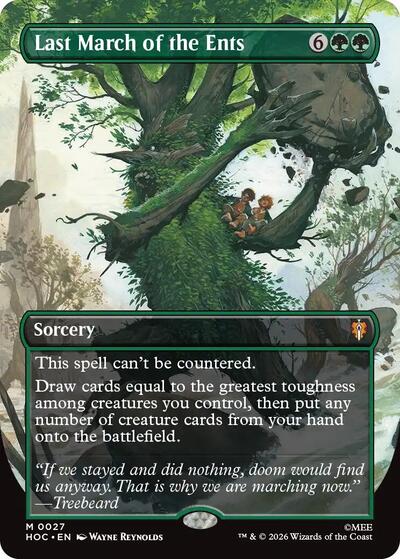 Last March of the Ents (Borderless) (The Hobbit: Eternal-Legal) Near Mint