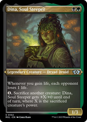 Dina, Soul Steeper (Foil Etched) (March of the Machine: Multiverse Legends) Near Mint Foil