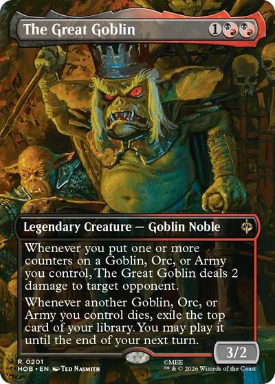 The Great Goblin (Borderless) (The Hobbit) Near Mint Foil