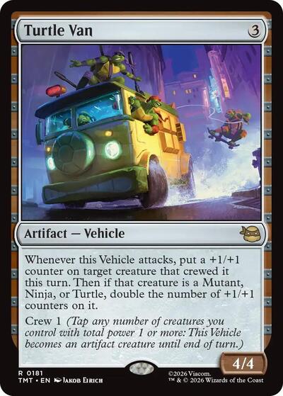 Turtle Van (Teenage Mutant Ninja Turtles) Near Mint