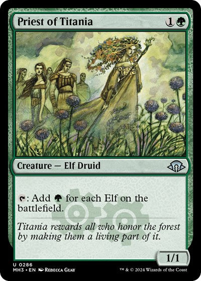 Priest of Titania (Modern Horizons 3) Near Mint Foil