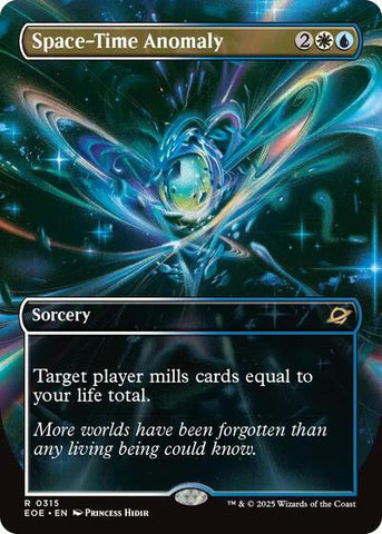 Space-Time Anomaly (Borderless) (Edge of Eternities) Near Mint