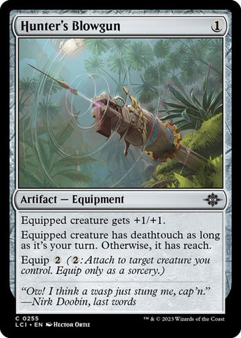 Hunter's Blowgun (The Lost Caverns of Ixalan) Near Mint Foil