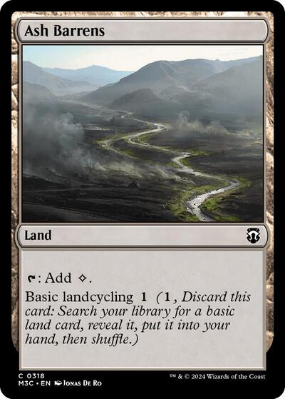 Ash Barrens (Commander: Modern Horizons 3) Near Mint
