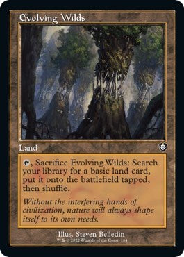 Evolving Wilds (Commander: The Brothers' War) Near Mint
