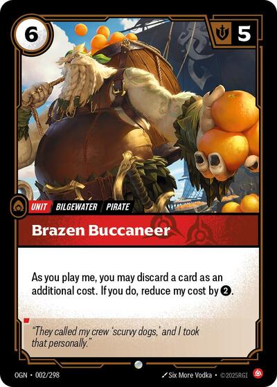 Brazen Buccaneer (Origins) Near Mint Foil