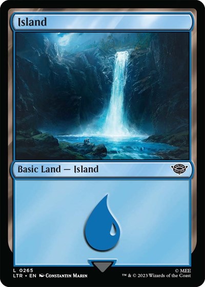Island (0265) (Universes Beyond: The Lord of the Rings: Tales of Middle-earth) Near Mint Foil