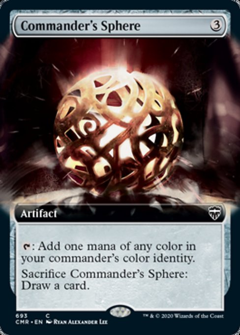 Commander's Sphere (Extended Art) (Commander Legends) Near Mint Foil
