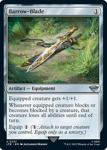 Barrow-Blade (Universes Beyond: The Lord of the Rings: Tales of Middle-earth) Near Mint Foil