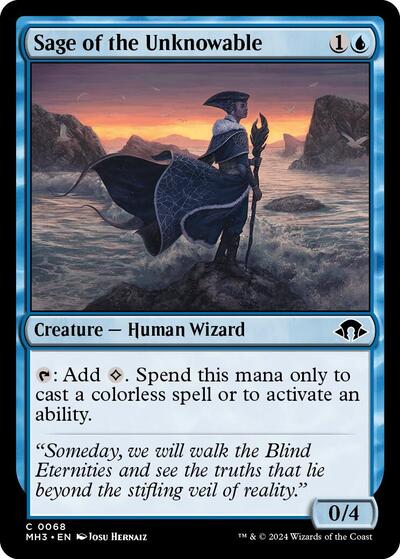 Sage of the Unknowable (Modern Horizons 3) Near Mint Foil