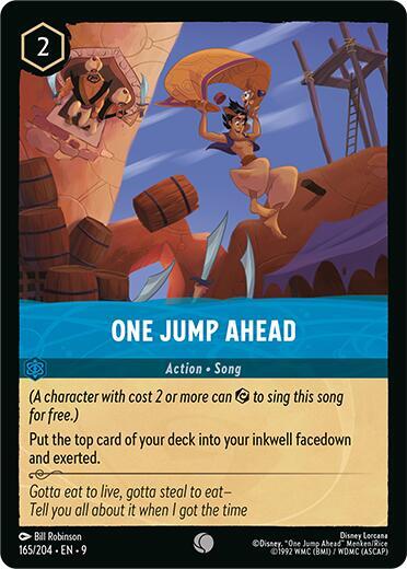 One Jump Ahead (Fabled) Near Mint Cold Foil