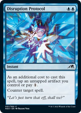 Disruption Protocol (Kamigawa: Neon Dynasty) Near Mint Foil