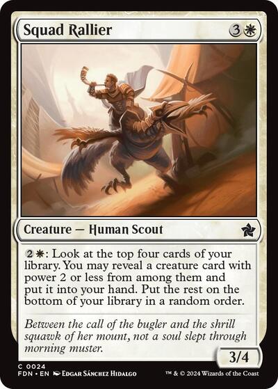 Squad Rallier (Foundations) Near Mint