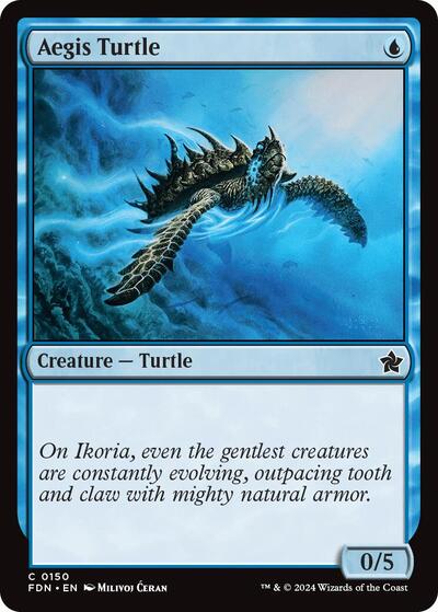 Aegis Turtle (Foundations) Near Mint Foil