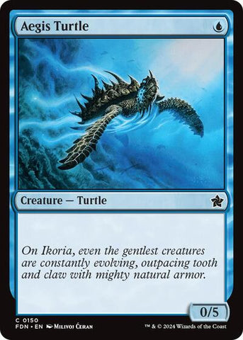 Aegis Turtle (Foundations) Near Mint Foil