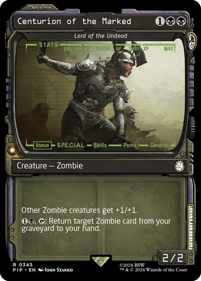 Centurion of the Marked - Lord of the Undead (Showcase) (Universes Beyond: Fallout) Near Mint