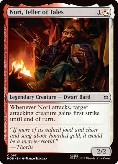 Nori, Teller of Tales (The Hobbit) Near Mint Foil