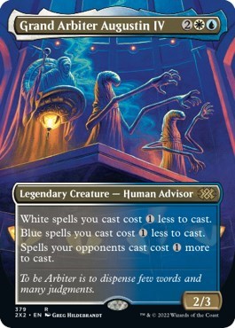 Grand Arbiter Augustin IV (Borderless) (Double Masters 2022) Light Play