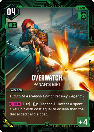 Overwatch Panam's Gift (Epic) (Welcome to Night City - Beta) Near Mint Foil