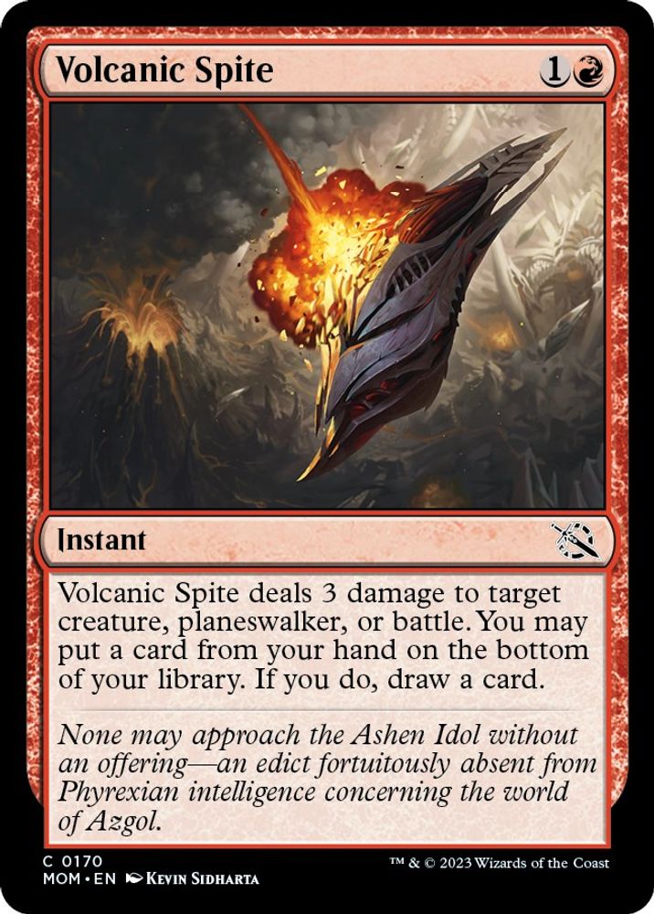 Volcanic Spite