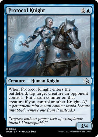 Protocol Knight (March of the Machine) Near Mint Foil
