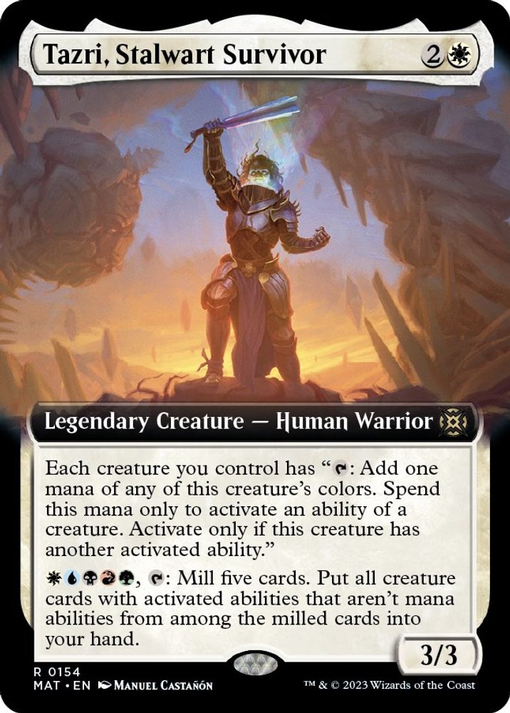 Tazri, Stalwart Survivor (Extended Art)