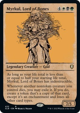 Myrkul, Lord of Bones (Showcase) (Commander Legends: Battle for Baldur's Gate) Near Mint