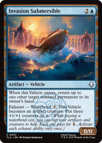 Invasion Submersible (Avatar: The Last Airbender) Near Mint Foil