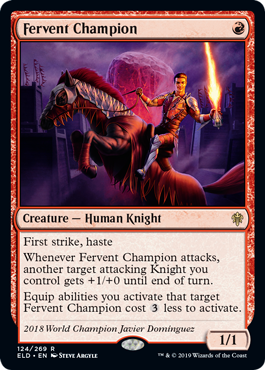 Fervent Champion (Throne of Eldraine) Near Mint