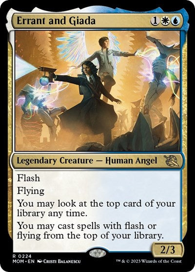 Errant and Giada (March of the Machine) Near Mint Foil