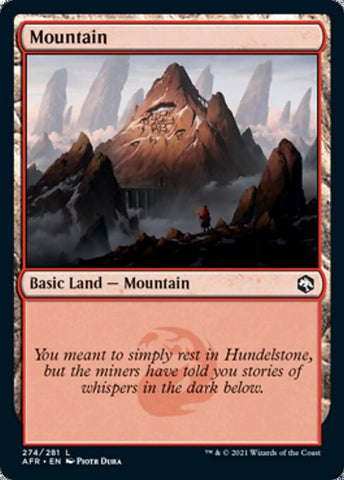 Mountain (274) (Adventures in the Forgotten Realms) Near Mint