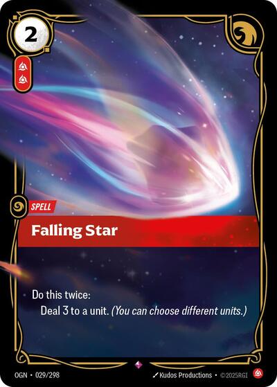 Falling Star (Origins) Near Mint Foil