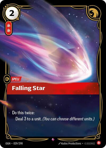 Falling Star (Origins) Near Mint Foil