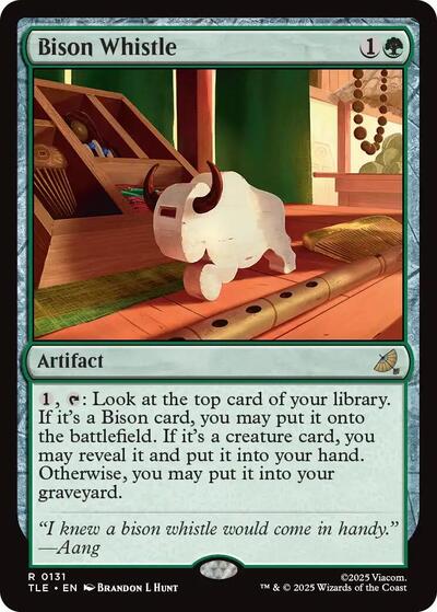 Bison Whistle (Avatar: The Last Airbender: Eternal-Legal) Near Mint Foil
