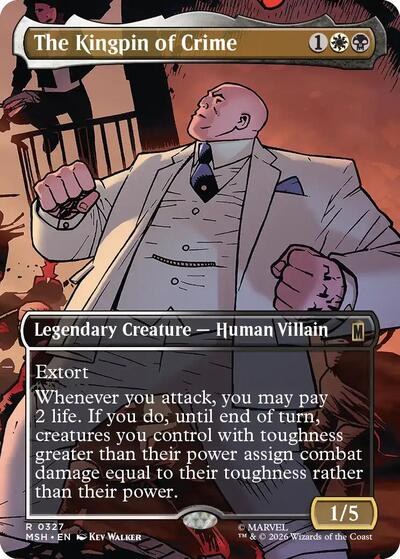 The Kingpin of Crime (Borderless) (0327) (Marvel Super Heroes) Near Mint