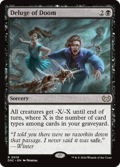 Deluge of Doom (Commander: Duskmourn: House of Horror) Near Mint