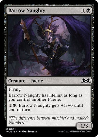 Barrow Naughty (Wilds of Eldraine) Near Mint